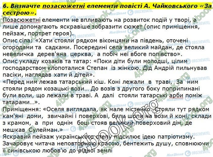 ГДЗ Українська література 7 клас сторінка Стр.107 (6)